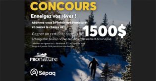 Concours Pronature Enneigez vos rêves