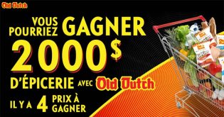 Concours Old Dutch Gagnez votre épicerie