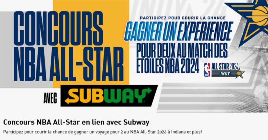 Concours Subway NBA All-Star