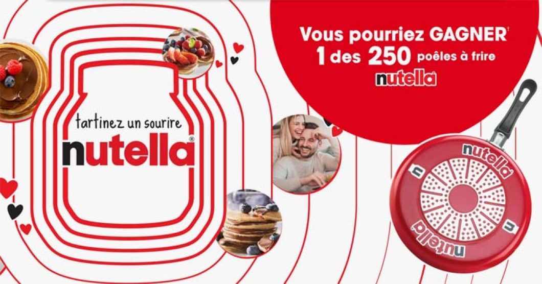 Concours Tartinez un sourire Nutella