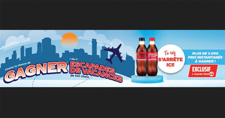 Concours Couche-Tard et Coca-Cola Spiced Escapade de vacances