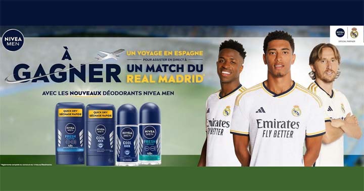 Concours NIVEA Real Madrid C.F.