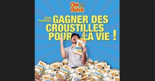 Concours Old Dutch Gagne des croustilles pour la vie chez Couche-Tard