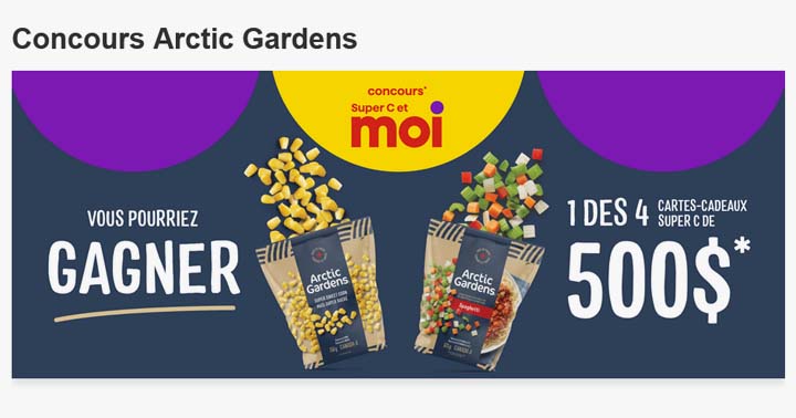 Concours Super C Arctic Gardens