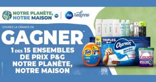 Concours Notre planète, notre maison de P&G redonne