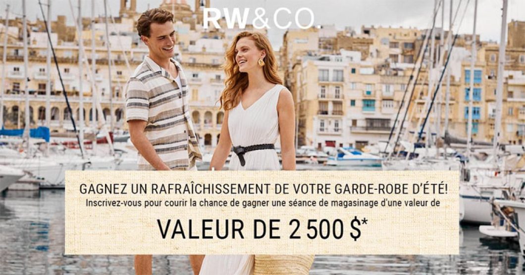 Concours RW&CO Renouvellement de garde-robe estivale