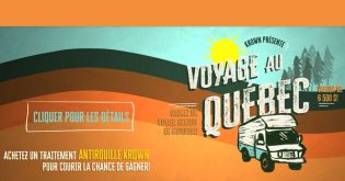 Concours Krown Voyage au Québec