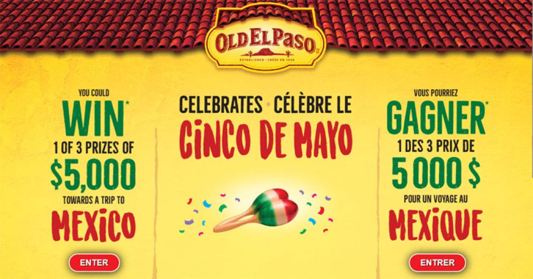 Concours Old El Paso Célèbre le Cinco De Mayo