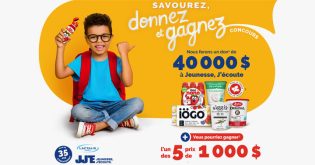 Concours Lactalis - Savourez, donnez et gagnez