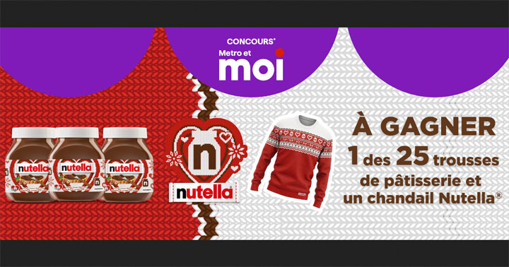 Concours Metro et Nutella