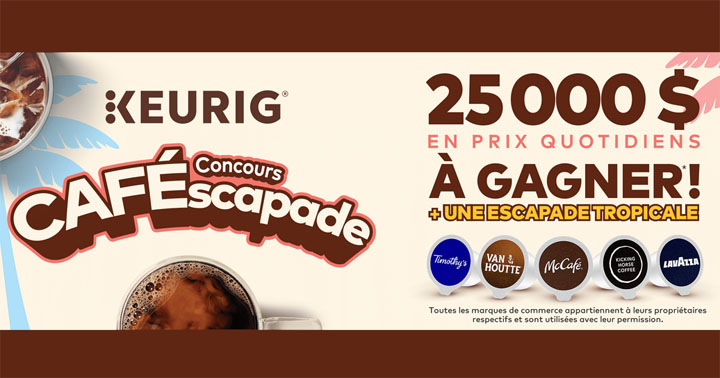 Concours Keurig - Caféscapade