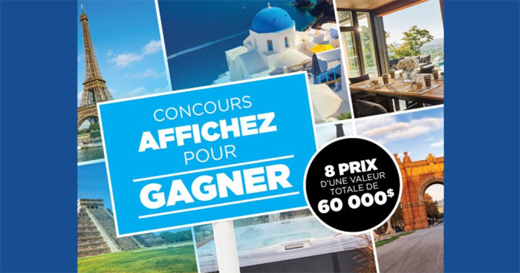 Concours Trévi - Affichez pour gagner
