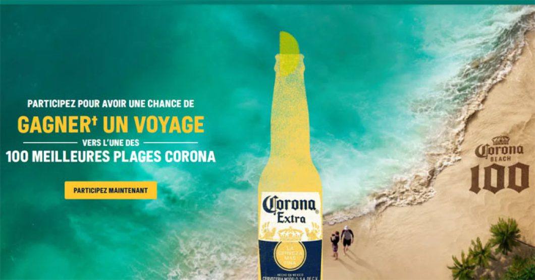 Concours 100 ans sous le soleil de Corona