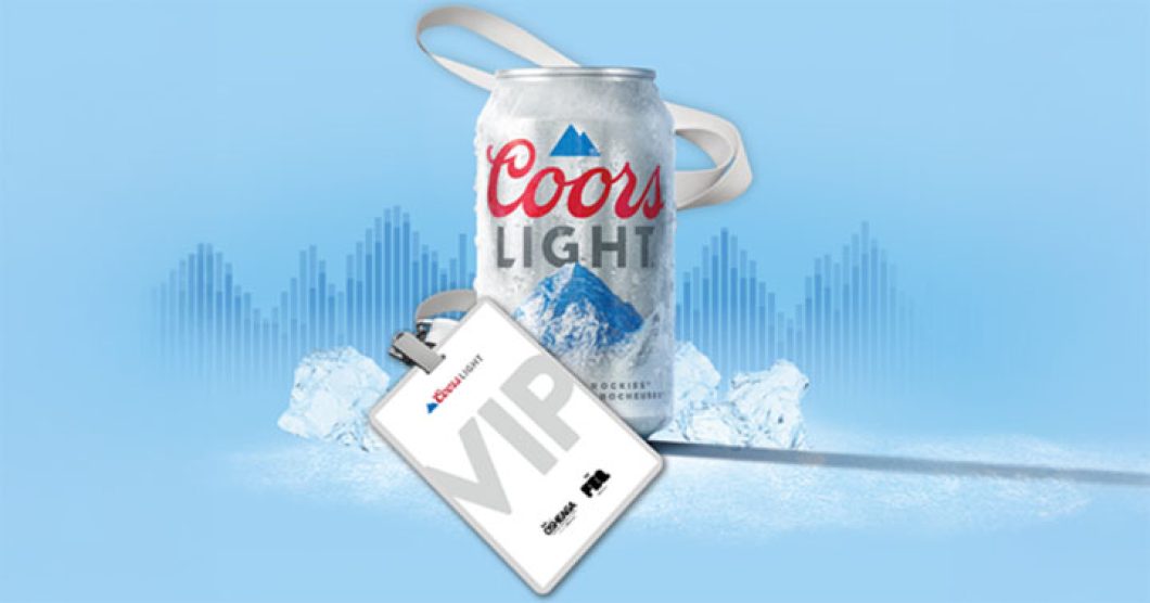 Concours de musique Coors Light - Gagnez des prix chaque jour de l’été