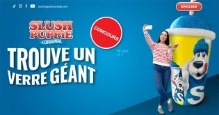 Concours Slush Puppie - Trouve un verre géant