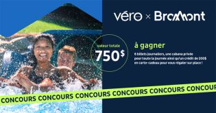 Concours Magazine Véro X Parc Aquatique de Bromont