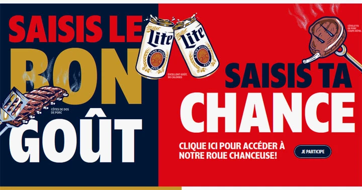 Concours Miller Lite x Olymel - Saisis le bon goût