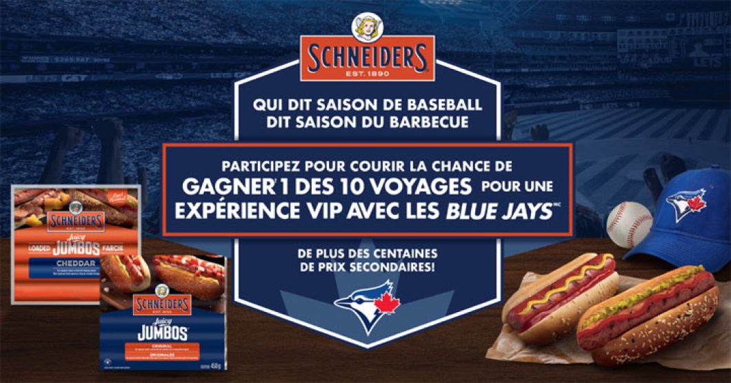 Concours Schneiders - Saisons de grillades et de baseball
