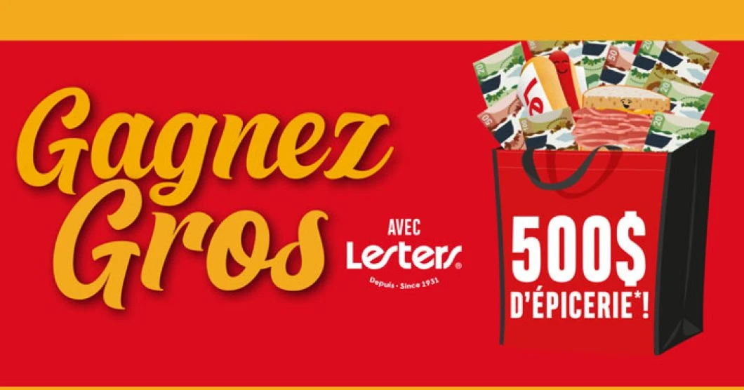 Concours À la maison - Gagnez gros avec Lesters