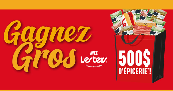 Concours À la maison - Gagnez gros avec Lesters