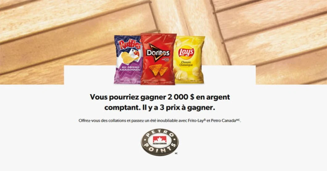 Concours estival de Frito-Lay et Petro-Canada