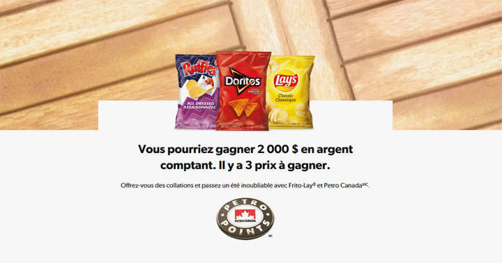 Concours estival de Frito-Lay et Petro-Canada