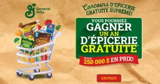 Concours General Mills - Épicerie gratuite suprême