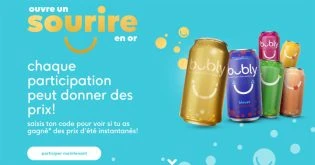 Concours Ouvre un Sourire en Or de Bubly