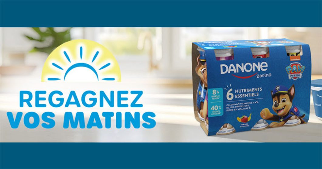 Concours Danone - Regagnez vos matins