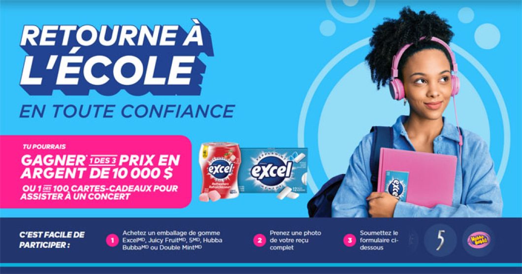 Concours Excel - Retour à l'école en toute confiance