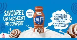 Concours Saputo - Brioche à la cannelle Lait’s Go