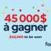 Concours 45e anniversaire de Familiprix