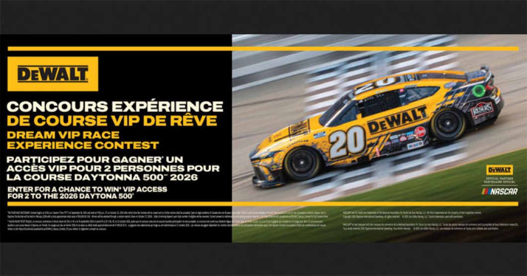 Concours Canadian Tire - Expérience de rêve de Nascar