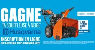 Concours Gagnon La Grande Quincaillerie - Gagne ta souffleuse à neige