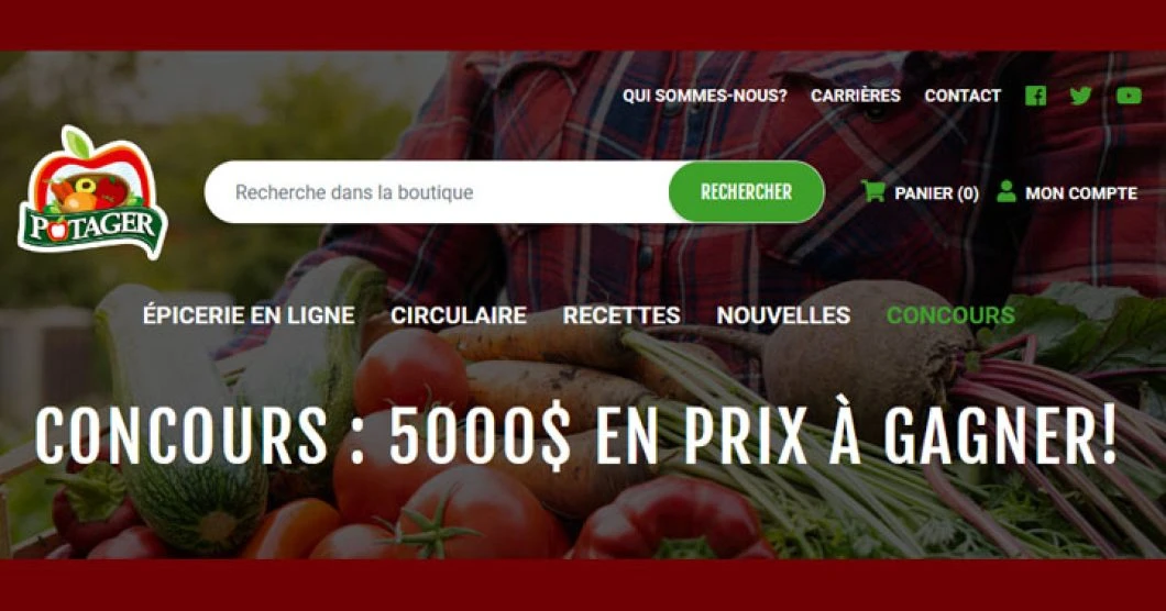 Concours Fruiterie Potager - 5 000 $ en prix à gagner