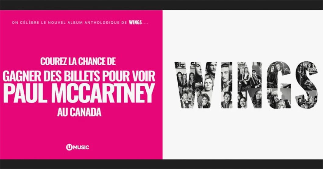 Concours UMUSIC - Paul McCartney au Canada