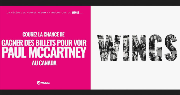 Concours UMUSIC - Paul McCartney au Canada