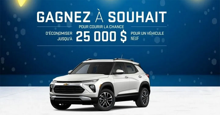 Concours GM - Gagnez à souhait