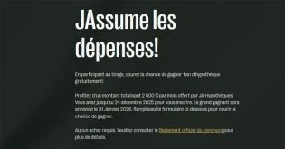 Concours JA Hypothèques - JAssume les dépenses