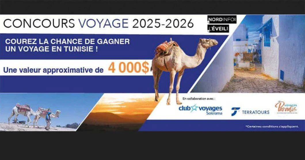 Concours Nord-Info - Voyage en Tunisie