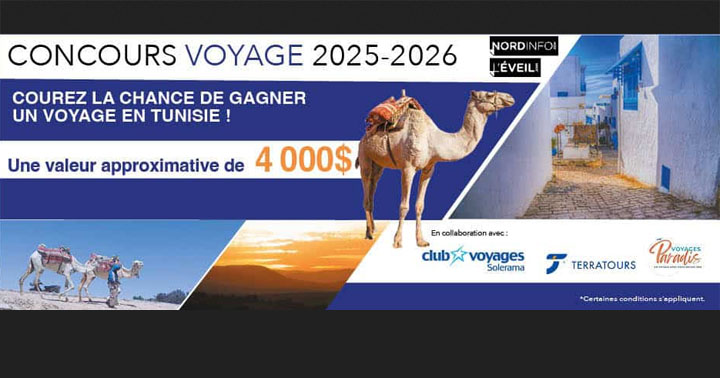 Concours Nord-Info - Voyage en Tunisie