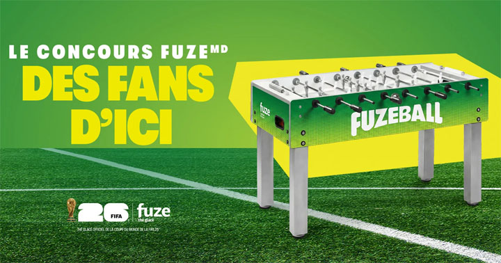 Concours Thé glacé Fuze - Pour tous les partisans